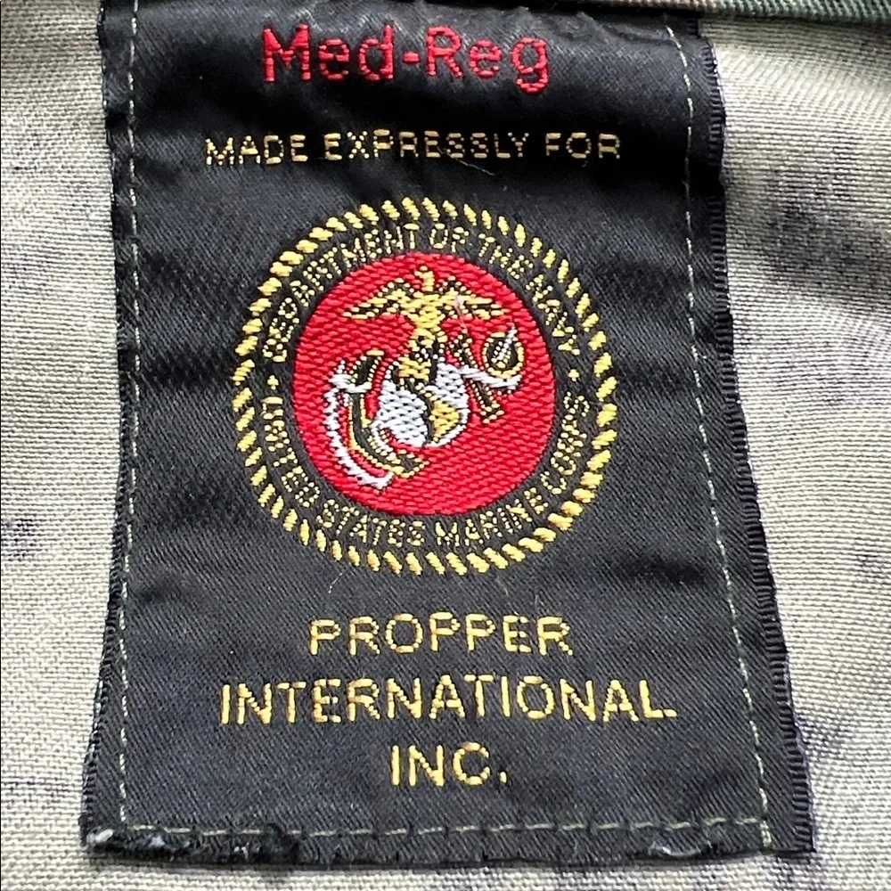 Propper International Inc USMC Camo Button-Front Utility Jacket - Size M Reg